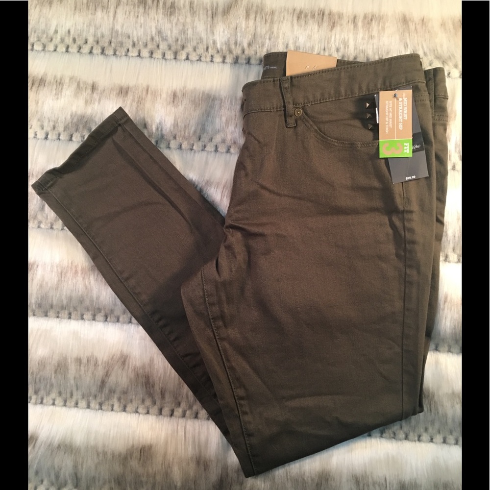 🆕 NWT Mossimo Mid Waist Skinny 14